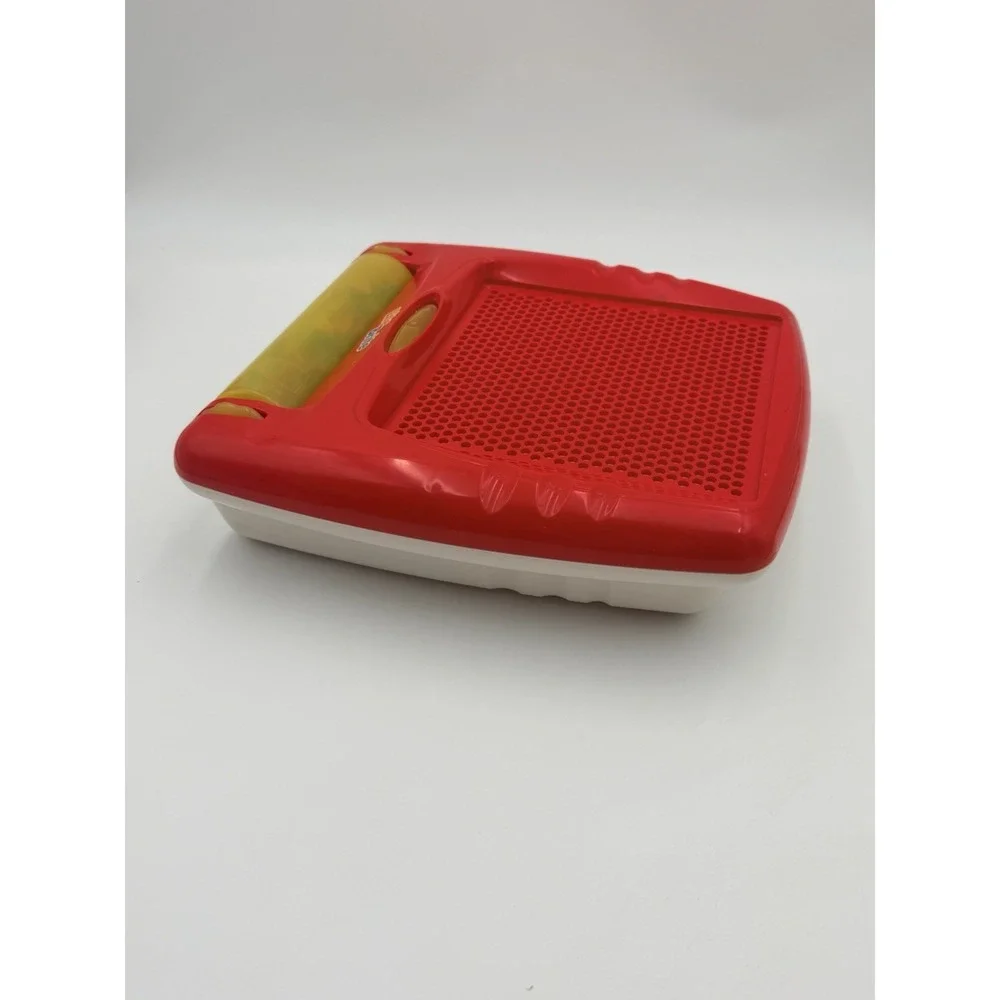 Vintage Hasbro Lite Brite Cube Light Board Toy Red w/ Pegs 2003 Tested